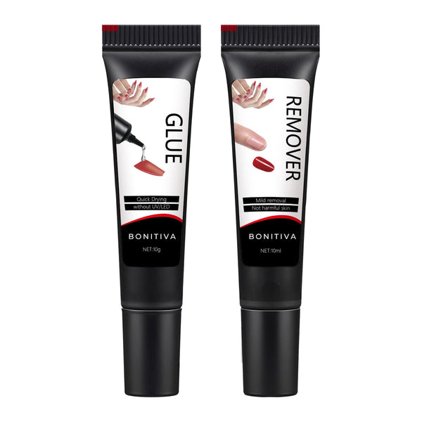 Semi-solid glue New Upgrade Super Strong Quick drying without cure nail glue