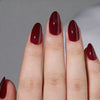 Almond Wine Red Soft Gel Press Ons