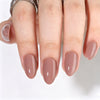 Almond Medium Nude Soft Gel Press Ons A357 MH-3