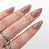 Almond Medium Nude Soft Gel Press Ons A357 MH-3