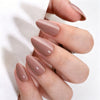 Almond Medium Nude Soft Gel Press Ons A357 MH-3
