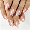 Almond Medium Pink Chrome Soft Gel Press Ons A470-MH-3