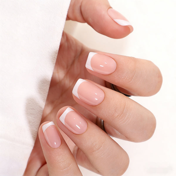 French Medium Square Soft Gel Press Ons
