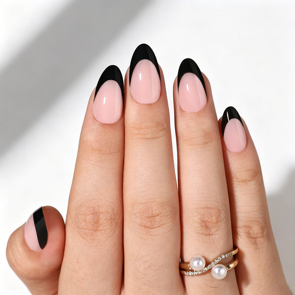 Almond French Soft Gel Press Ons XNFS170