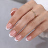 Short Oval French Nude Soft Gel Press Ons