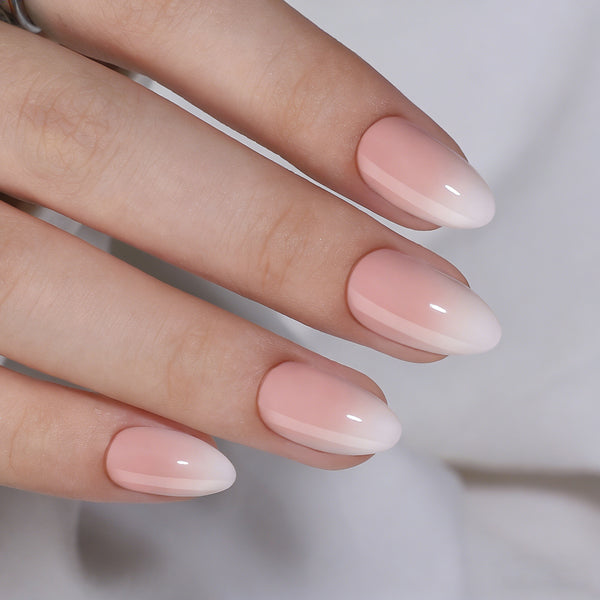 Babyboomer Medium Almond Soft Gel Press Ons