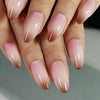 Ombre Long Almond Soft Gel Press Ons