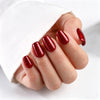 Sparkle Glitter Red Square Soft Gel Press Ons