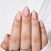 Almond Medium Inverse French Nude Soft Gel Press Ons XNZB1105