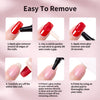Semi-solid glue New Upgrade Super Strong Quick drying without cure nail glue