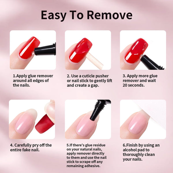 Semi-solid glue New Upgrade Super Strong Quick drying without cure nail glue