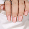 Almond Solid Color Soft Pink Soft Gel Press Ons
