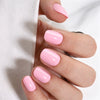 Square Solid Color Pink Soft Gel Press Ons A321 SH-4