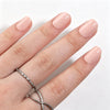 Square Short Nude Soft Gel Press Ons A449-SH-4