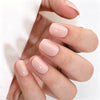 Square Short Nude Soft Gel Press Ons A449-SH-4
