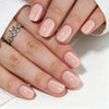 Square Short Nude Soft Gel Press Ons A449-SH-4