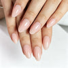 Almond Solid Color Soft Gel Press Ons A461-MH-3