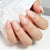 Almond Solid Color Soft Gel Press Ons A461-MH-3
