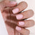 Short Square Solid Color Soft Pink Gel Press Ons