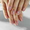 Square Solid Color Nude Soft Gel Press Ons A516-MH-5