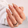 Long Almond Nude Soft Gel Press Ons C086-LH-8