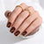Square Cat Eye Brown Glitter Sparkle Soft Gel Press Ons H004-MH-5