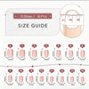 Square Medium Sparkle Glitter Red Soft Gel Press Ons XNZB1192