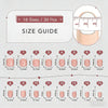 Square Solid Color Glue Soft Gel Press Ons F096-MH-5