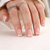 French Medium Square Soft Gel Press Ons