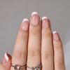 French Ombre Medium Square Soft Gel Press Ons