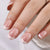 French Ombre Medium Square Soft Gel Press Ons