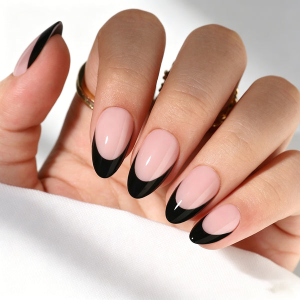 Almond French Soft Gel Press Ons XNFS170
