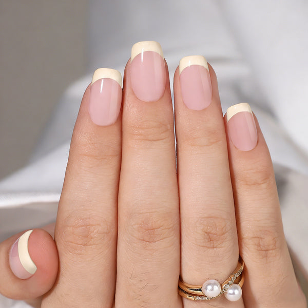 French Medium Square Soft Gel Press Ons