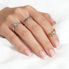 French Medium Square Soft Gel Press Ons