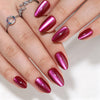 Almond Medium Cat Eye Magenta Soft Gel Press Ons XNMY206