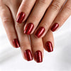 Sparkle Glitter Red Square Soft Gel Press Ons