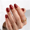 Sparkle Glitter Red Square Soft Gel Press Ons