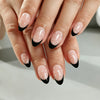 Almond French Soft Gel Press Ons XNPH2238