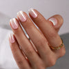 Ombre Chrome Medium Square Soft Gel Press Ons